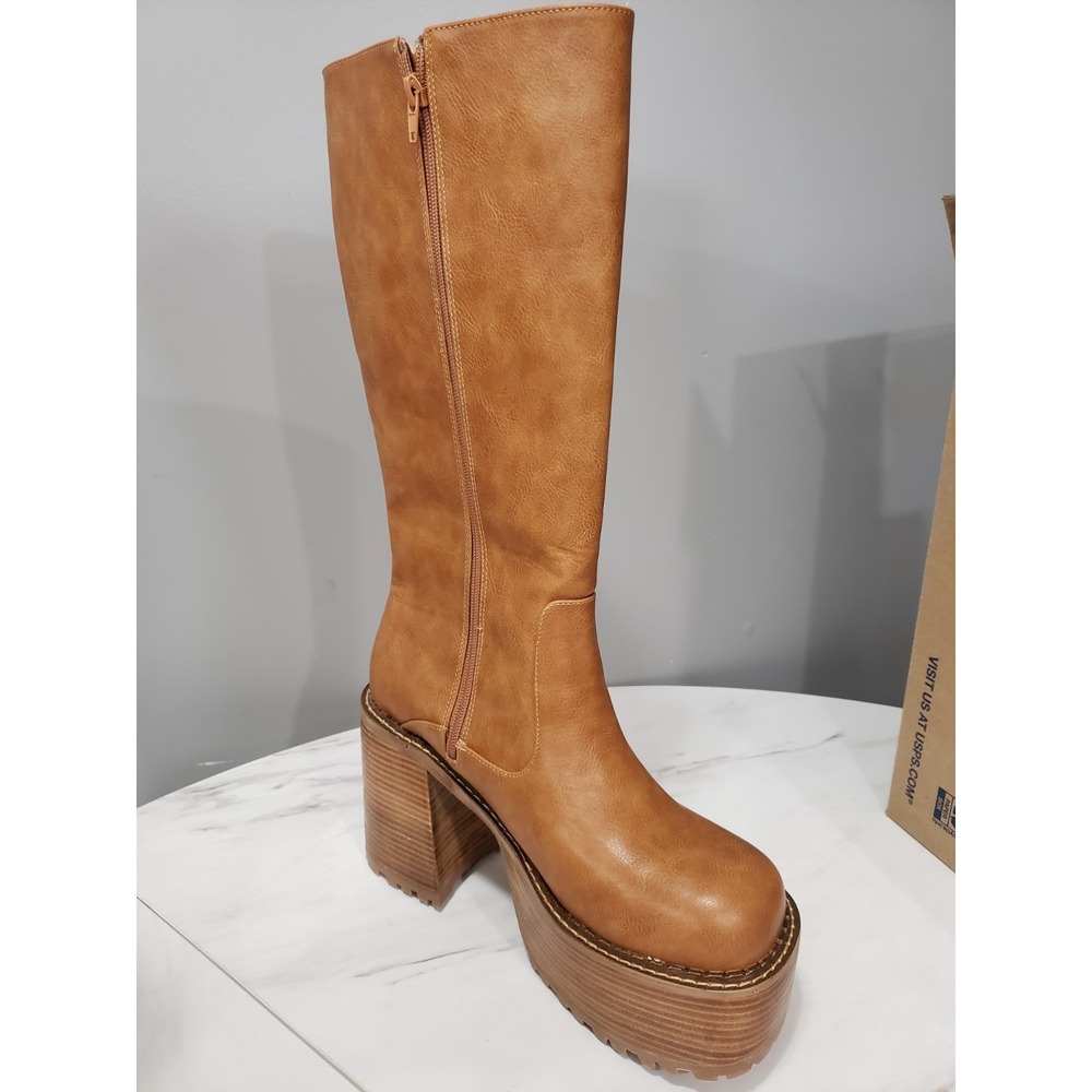 NEW NO BOX dELiA*s Delia's Vintage Soul Knee High Boots bratz y2k platform - Picture 6 of 10